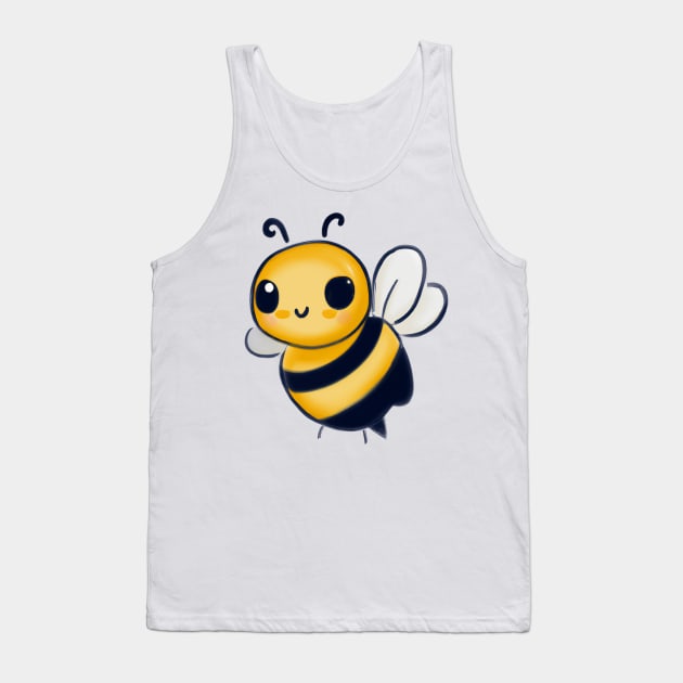 Cute Bee Drawing Tank Top by Play Zoo